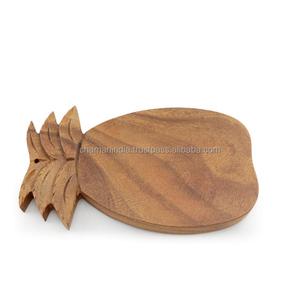 Tabla de cortar con forma de piña, tabla de cortar de Bambú - Product Image 1