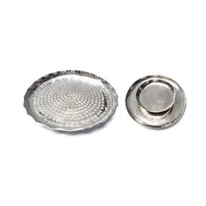 Trending de l'industrie Forme moderne et élégante Plateau décoratif en aluminium pour la décoration de table à manger de mariage avec logo personnalisé - Product Image 2