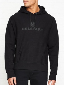 Pull à capuche décontracté de haute qualité pour hommes Logo personnalisé en coton peigné à manches longues tricoté en polaire imprimé brodé - Product Image 2
