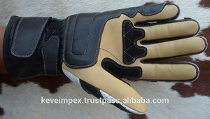 Guantes de Motociclismo Keven Transpirables, Impermeables, Antideslizantes, Compatibles con Pantalla Táctil, de Cuero, con Correa de Muñeca Ajustable - Product Image 3