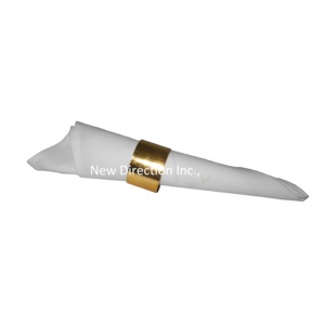Gold Plated Finishing Decorative <b>Tissue</b> Holder Napkin Ring High Quality <b>Wedding</b> Banquet Decorations Napkin Ring Holder - Product Image 1