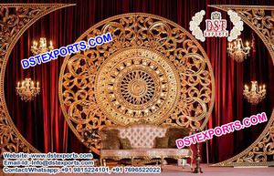 Indian Wedding Traditional Door <b>Backdrop</b> Panels <b>Backdrop</b> Fiber Panels Hindu Wedding Stage <b>Frames</b> - Product Image 5