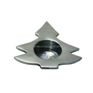 ที่ใส่เทียนทีไลท์รูปหัวใจ, เชิงเทียนแก้วทรงกลมเชิงเทียนคริสมาสต์ - Product Image 1