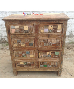 2017 Vente chaude Meubles de salon en bois massif sculpté à la main Tiroir Coffre Cabinet pour une utilisation en intérieur - Product Image 1