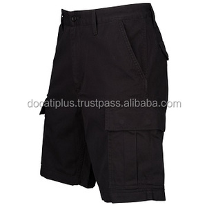 Pantalones Cortos Cargo Negros Personalizados para Hombre - Product Image 3