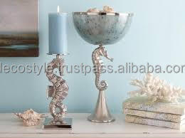 Bougeoir hippocampe en aluminium doré - Product Image 4