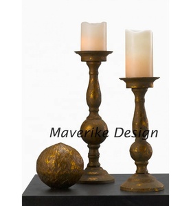 Golden <b>Pillar</b> <b>Candle</b> Holders Decorated Metal <b>Candle</b> Stand for Home & Wedding Dinning Table Decor <b>Candle</b> <b>Pillar</b> - Product Image 4