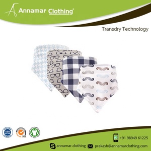 Soft Cotton <b>Baby</b> Bandana Drool Bibs from India - Product Image 3