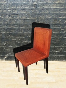 เก้าอี้รับประทานอาหารหนังสีน้ำตาลสไตล์วินเทจทันสมัยเฟอร์นิเจอร์สำนักงานอุตสาหกรรมสำหรับใช้ในร้านอาหาร - Product Image 3