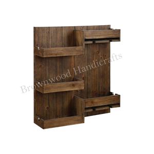 Recién llegado, estante flotante de madera montado en la pared de alta calidad para habitación elegante y almacenamiento en la pared de la Oficina, venta directa de fábrica - Product Image 1
