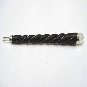 ไม้ธรรมชาติสำหรับการรักษาจักระไม้กุหลาบโค้งทำด้วยมือ - Product Image 1