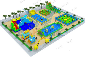 Taman Hiburan Bergerak Tiup Luar Ruangan Desain Bebas untuk Penggunaan Komersial - Product Image 6