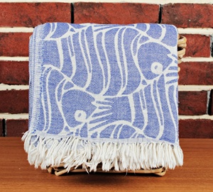 Toalla personalizada de algodón turco, toalla de playa con estampado de peces, el mejor precio, alta calidad - Product Image 3