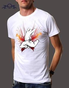 T-shirt respirant de haute qualité pour hommes Streetwear Jersey avec logo imprimé pour le service OEM - Product Image 1