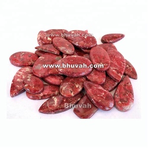 อัญมณี thulite Cabochon thulite หลวมหินอัญมณีหลวมสำหรับทำเครื่องประดับ - Product Image 3