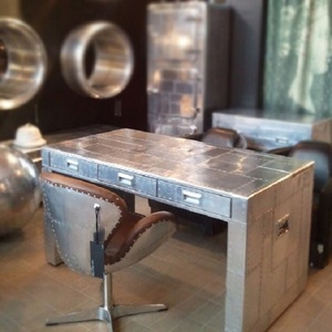 Table de Console d'aviateur en aluminium à hauteur réglable moderne de haute qualité avec taille personnalisée pour les meubles de salon à la maison - Product Image 1