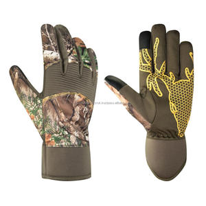 Autumn Winter Wholesale Full <b>Finger</b> Printed Haunting Synthetic Leather Tactical Shooting Gloves Animal <b>Trap</b> Design - Product Image 1