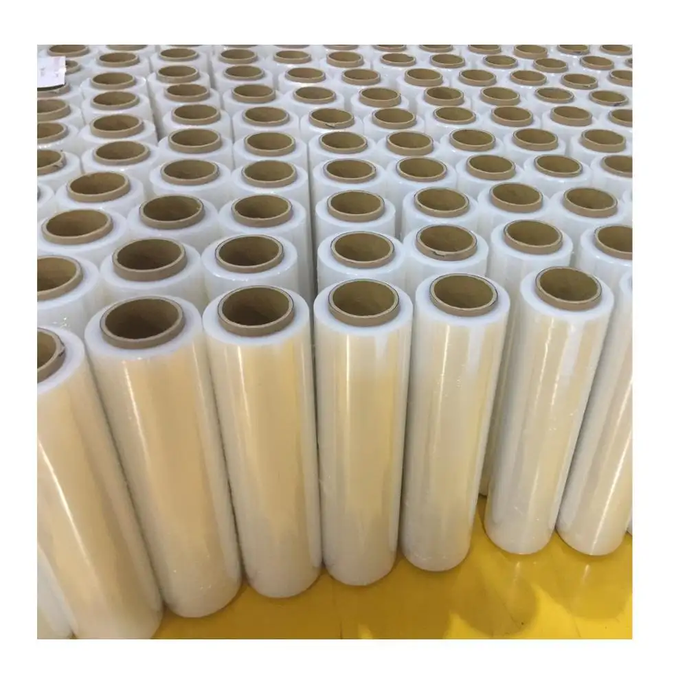LLDPE Stretch Film / Hand 23 micron pallet pe stretch foil price made in Vietnam with best quality
