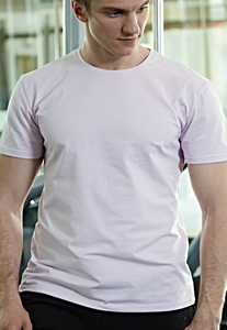 เสื้อยืดผู้ชายแบบฟิตแห้งเร็วสำหรับผู้หญิงผ้าคอตตอน100% เรียบพิมพ์ลายได้ตามต้องการ - Product Image 6