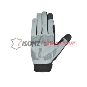 Guantes Mecánicos Azules Personalizados, Guantes de Impacto, Guantes de Trabajo Antideslizantes, Guantes Tácticos para Mecánicos, Guantes de Cuero Sintético de Dedo Completo de 3 mm - Product Image 4