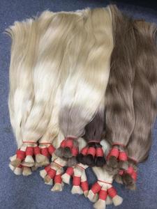 Venta al por mayor 100% de calidad superior de cutícula completa cabello humano a granel pelo virgen sin trama a granel - Product Image 3