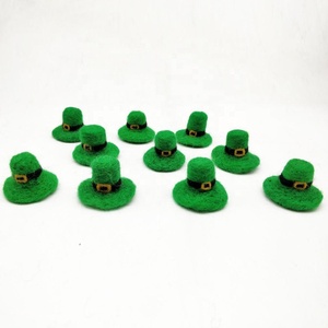 FCS-059 sombrero hecho de respetuoso del medio ambiente de lana de Nueva Zelanda decoraciones de Navidad y la artesanía fieltro mujeres artesano de Nepal - Product Image 6