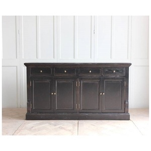 ตู้ไม้เนื้อแข็งดีไซน์แบบดั้งเดิมสำหรับเฟอร์นิเจอร์ห้องนั่งเล่นในบ้าน - Product Image 1