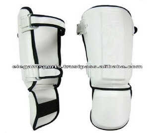 Espinilleras de cuero de vaca auténtica para entrenamiento de combate MMA Shin Guard Gym Pad Adult Knee Shin Pad Football Protection - Product Image 2