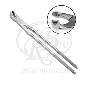 Fórceps de extracción Molar de mandíbula cóncava Herramienta de odontología equina de 19 pulgadas Fragmento Extractor Molar de mandíbula Cancave Fórceps de dientes de caballo - Product Image 1