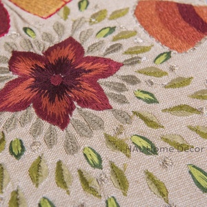 Decorative Embroidery <b>Design</b> Suzani Throw Pillow <b>Cover</b> 18 X 18, Wholesale Outdoor Chair Decor Christmas <b>Cushion</b> <b>Cover</b> - Product Image 6