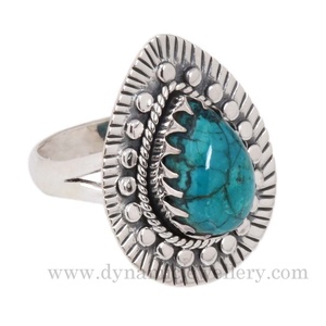 <b>Turquoise</b> Beautiful Look Sterling Silver Ring - Product Image 1