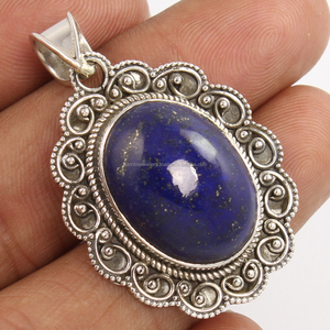 Lapis Lazuli sculpté goutte d'eau pendentif en gros pierres naturelles cristal artisanat roches minéraux Reiki Feng Shui pendentif en pierres précieuses - Product Image 1