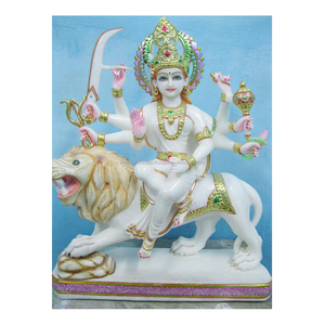 หินอ่อนสีขาวอินเดีย Durga Maa - Product Image 1