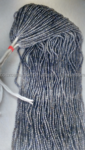 หินลาบราดอไรต์สีฟ้าธรรมชาติลูกปัดกลมทรงหลวมลูกปัดคริสตัล2มม. สำหรับทำเครื่องประดับ - Product Image 5