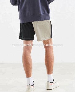 Pantalones cortos de gimnasio con bolsillos y cremallera, malla elástica para correr - Product Image 2