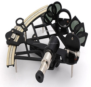 Sextant nautique en laiton 10 \ "Marine à collectionner avec finition noire à piston Sextant maritime allemand pour utilisation à bord-Fournitures marines - Product Image 2