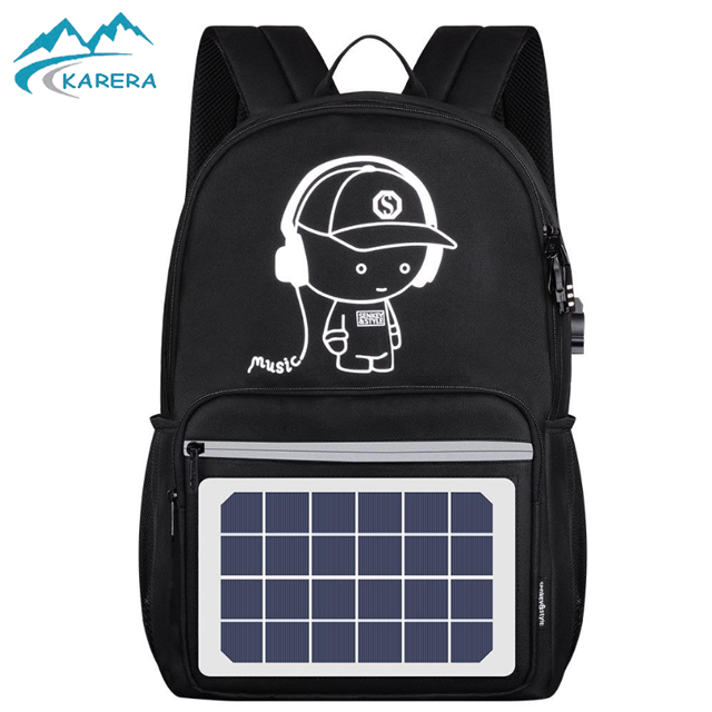 Оптовая продажа хорошее качество высокое мощность панели солнечные рюкзак сумка для ноутбука с USB зарядное
