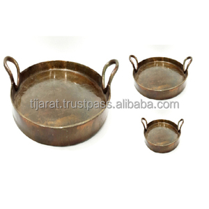 Trending de l'industrie Forme moderne et élégante Plateau décoratif en aluminium pour la décoration de table à manger de mariage avec logo personnalisé - Product Image 1