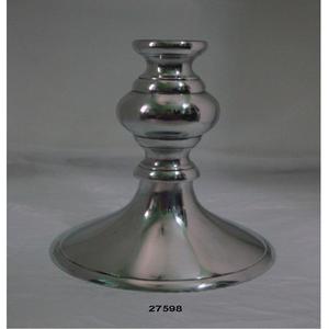 Soporte de vela de aluminio con pulido de espejo decorativo para bodas y festivales en casa - Product Image 1