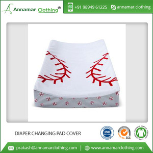 Funda de algodón suave impermeable para cambiador de pañales - Product Image 5
