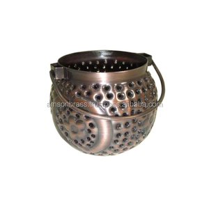 เชิงเทียนตกแต่งทำด้วยมือทองเหลืองเชิงเทียนรูปดาวคริสต์มาสเจาะรู - Product Image 5