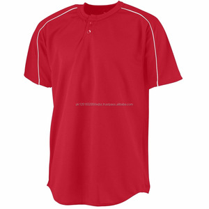 Nuevo Diseño de Camiseta de Béisbol de Dos Botones - Estilo Personalizado, Transpirable, Antibacteriano, de Secado Rápido, Talla Grande, Unisex - Product Image 6