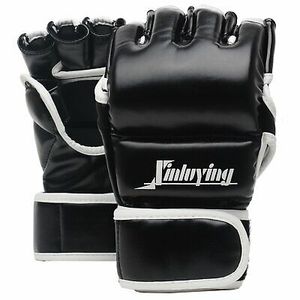 Gants professionnels de marque, en cuir véritable, gants d'entraînement, MMA - Product Image 1