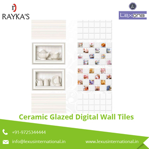 Azulejos de pared de cocina con impresión digital esmaltada de cerámica de estilo moderno, venta al por mayor, aislamiento térmico antibacteriano para interiores de hoteles - Product Image 4