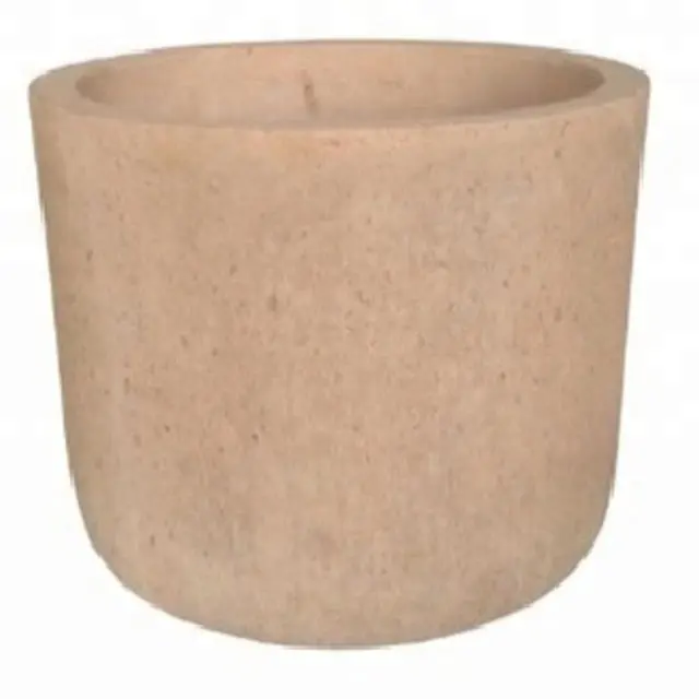Fiber cement concrete planter pots decorations for home and garden