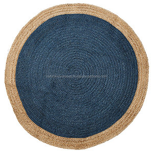 Avior fabricant indien fait à la main 100% chanvre naturel Sisal Jute tapis tapis plaine Design tressé Rectangle extérieur porte utilisation - Product Image 3