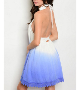 Tunique de plage pour filles, cravate et teinture, en rayonne, nouvelle tendance 2020 - Product Image 2
