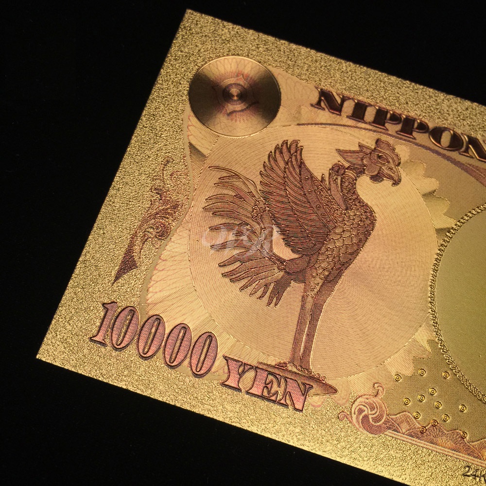 Collect 10pcs/lot of Japan Gold Banknote 10000 Yen Souvenirs