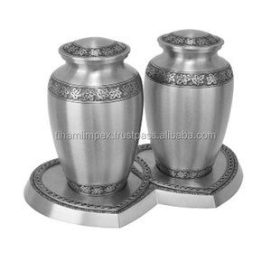 สแตนเลสสตีลสหายผู้ใหญ่ Urn อลูมิเนียมโคลนงานศพผู้ผลิตที่เชื่อถือได้คุณภาพดีของ Ready Stock โคลนเผาศพ - Product Image 1