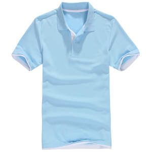 Polo de algodón con cuello redondo para hombre, Camiseta deportiva con diseño de logotipo de la fábrica de ropa, venta al por mayor, 100% - Product Image 4